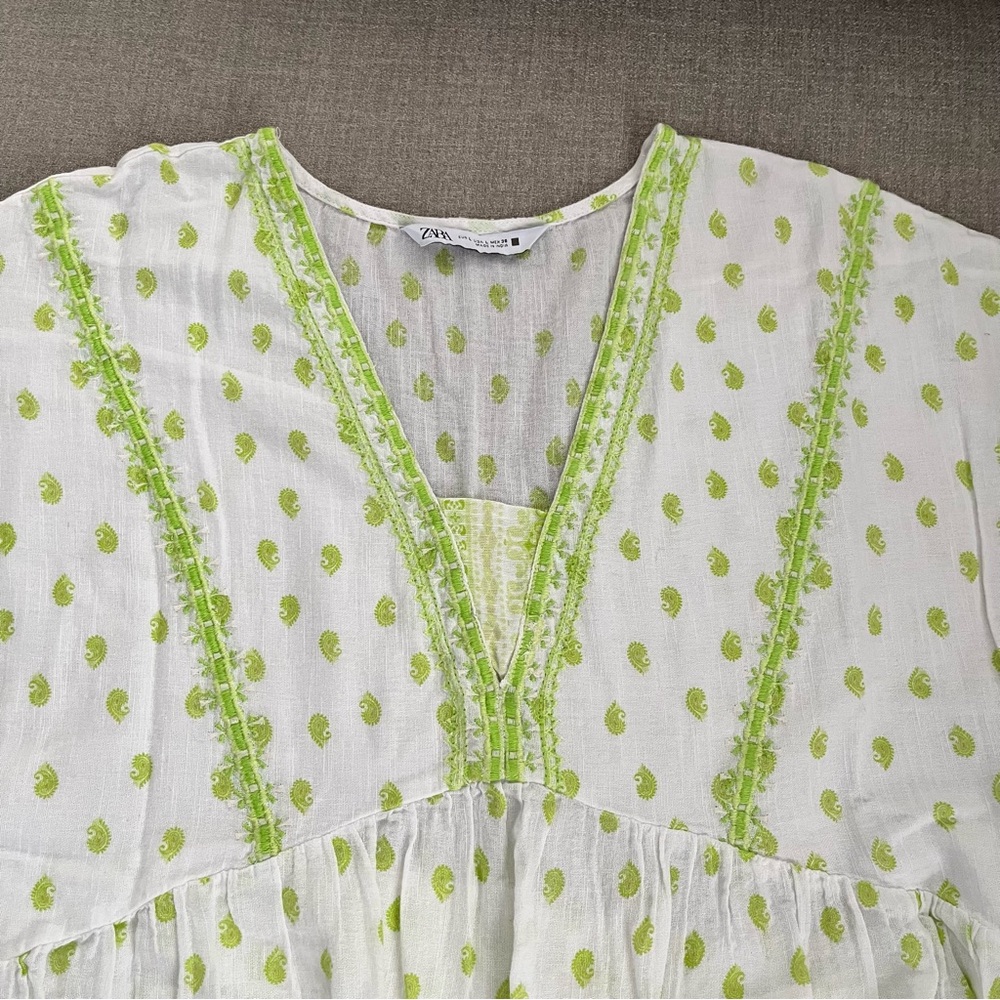 L. EMBROIDERED RUSTIC DRESS - Picture 6 of 9